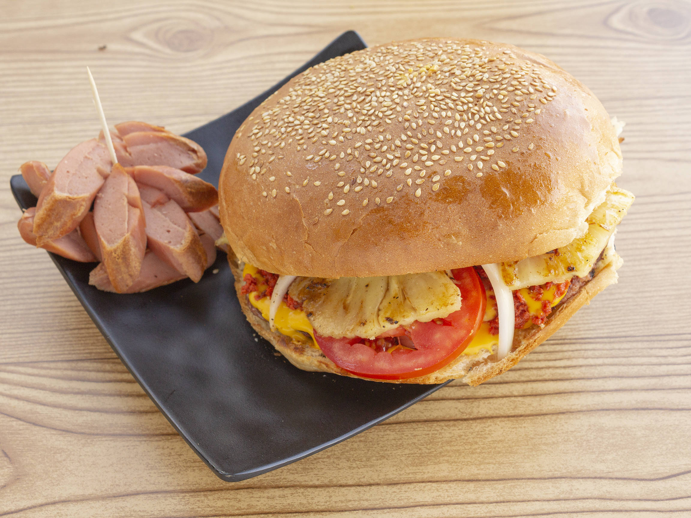 Hamburguesa Frankenstein
