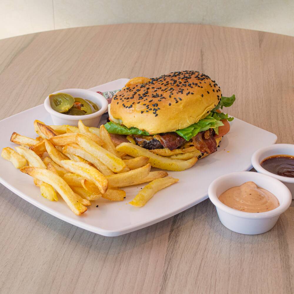 Combo Hamburguesa con Tocino