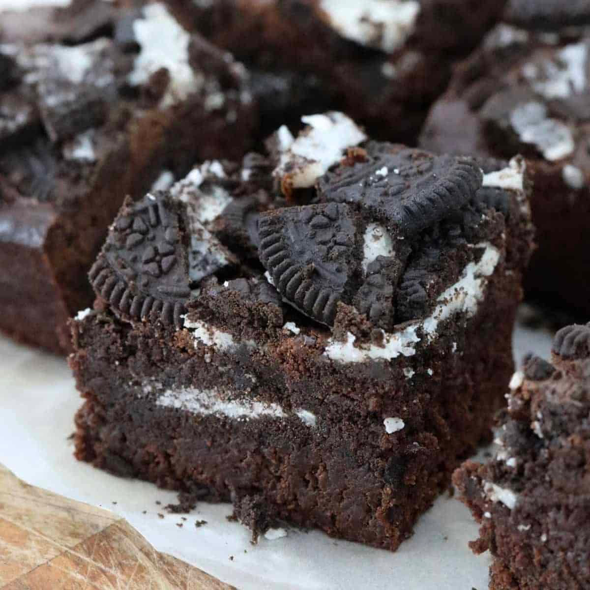 Brownie de oreo