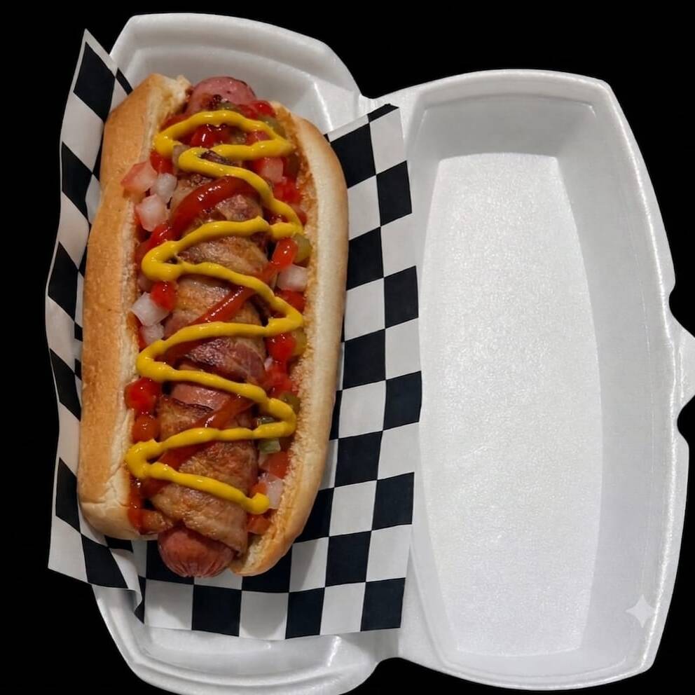Hotdog con Tocino