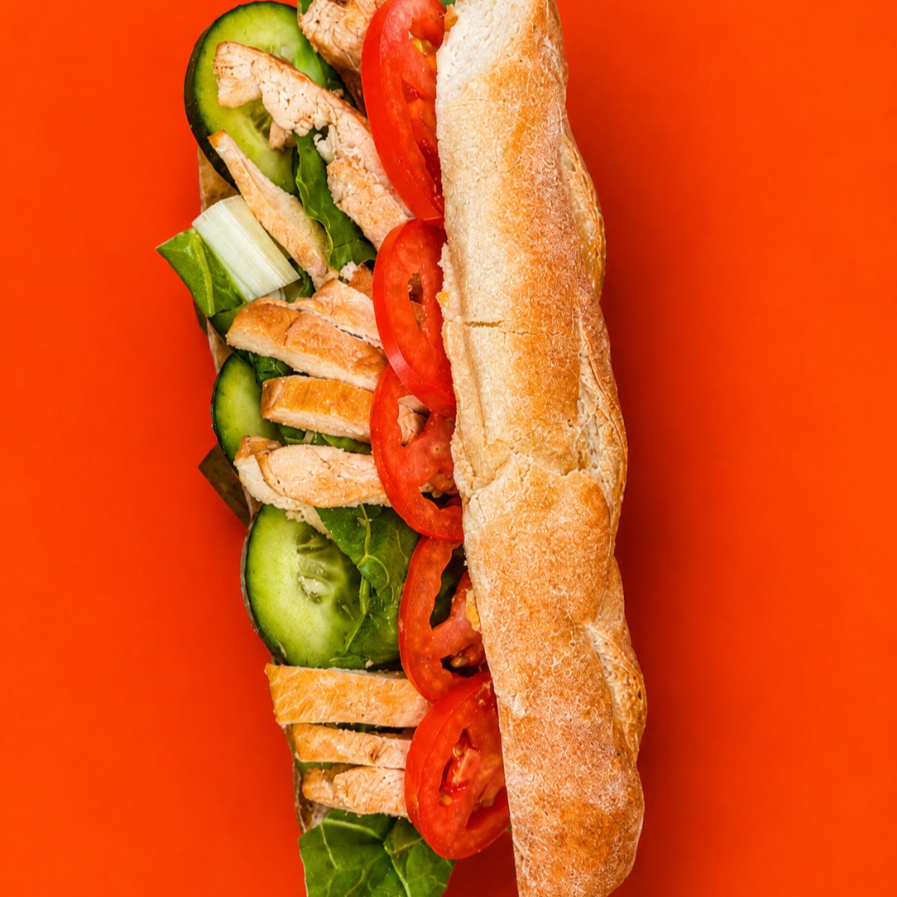 Baguette Pollo Mediterráneo