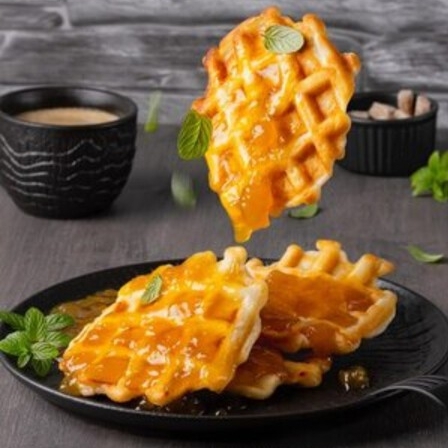 Waffle de Piña 🍍