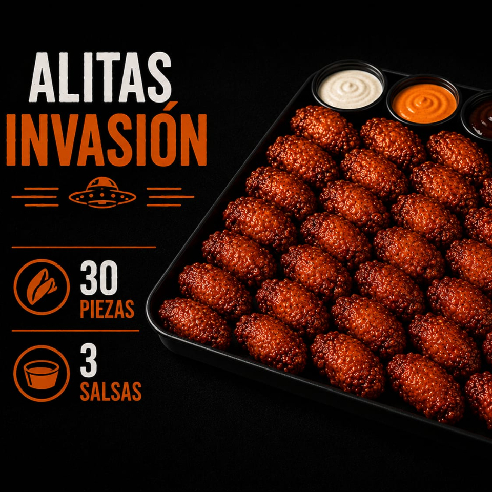 Alitas Invasión (30 Pzas )