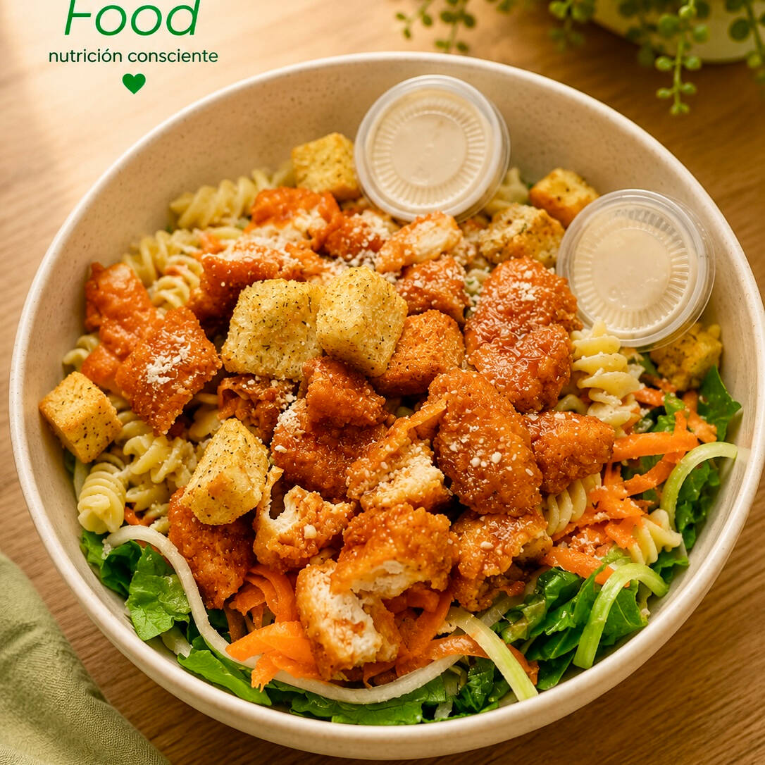 Ensalada Boneless Con Salsa BBQ