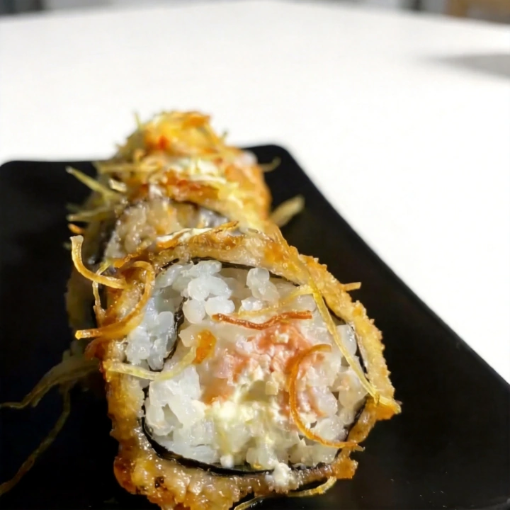 O dobro da crocância e do sabor! Vinte unidades do clássico hot roll recheado com salmão e cream cheese, empanados e fritos até a perfeição dourada. Ideal para compartilhar ou se deliciar sozinho.