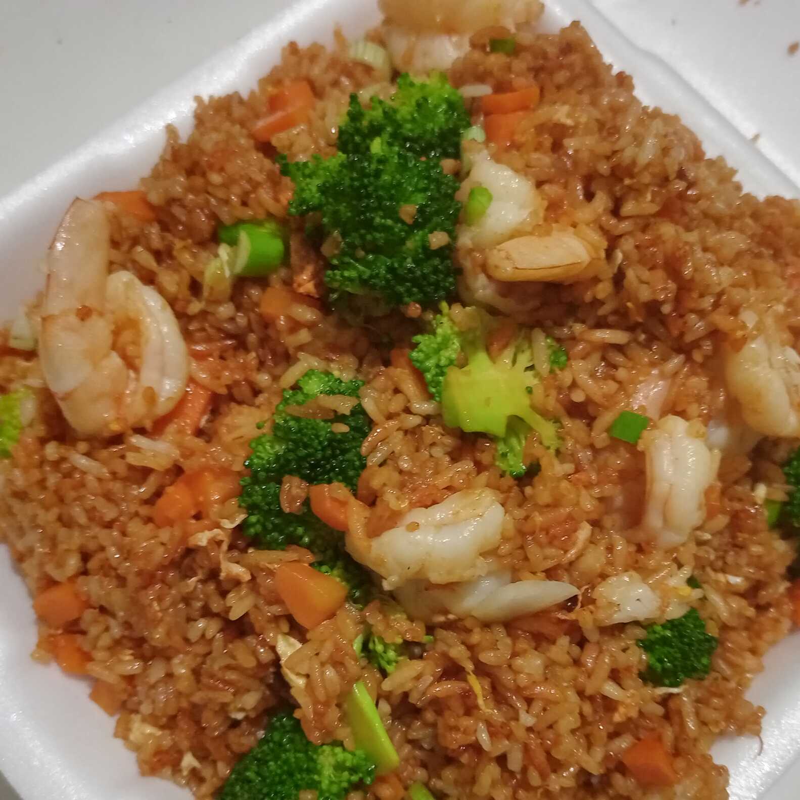 Arroz Frito con Camarón