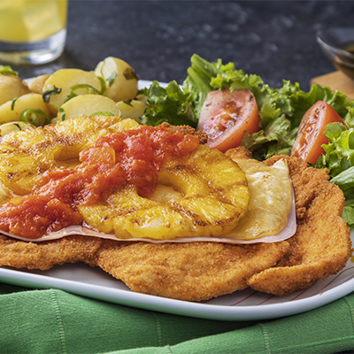 Milanesa Hawaiana
