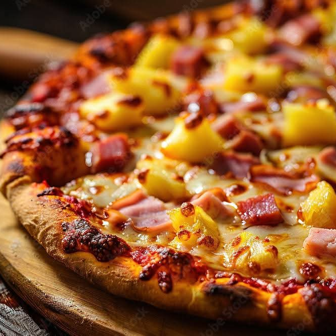2 Pizzas Hawaianas