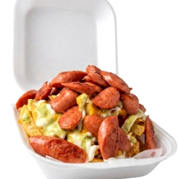 Salchipapas Pareja