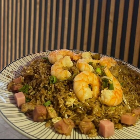 Arroz Chino +camarones 2 Personas
