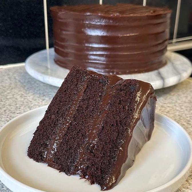 Rebanada de Pastel Chocolate
