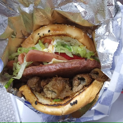 Hamburguesa tripona