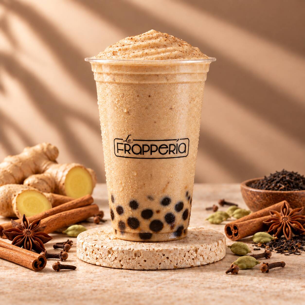 Frappé Chai Negro 16 Oz