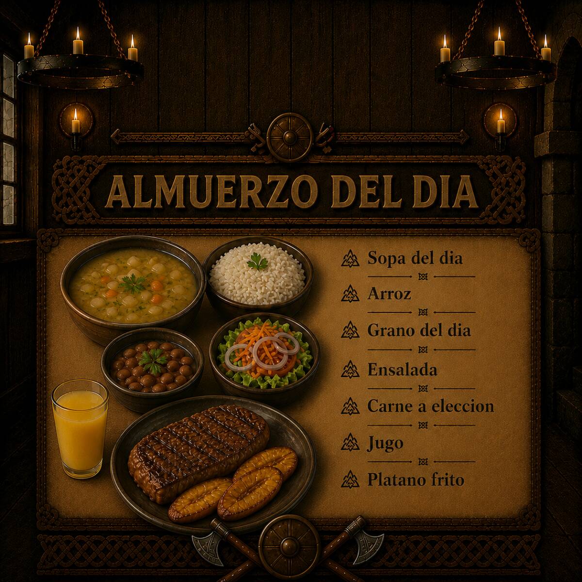 Almuerzo del Dia