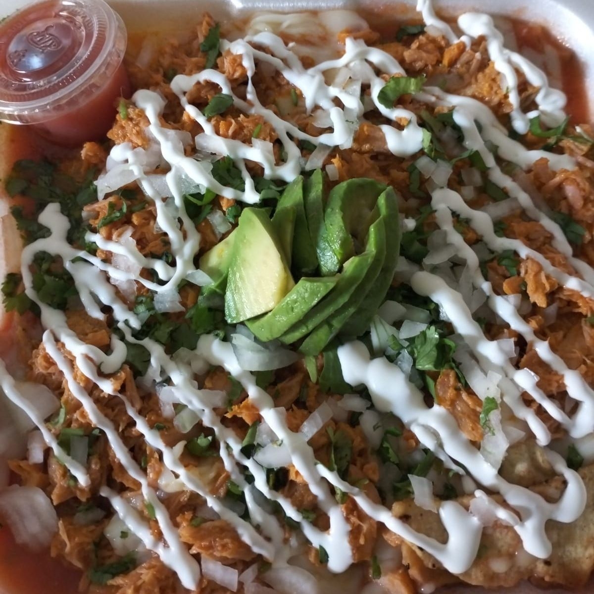 Chilaquiles (cochinita)