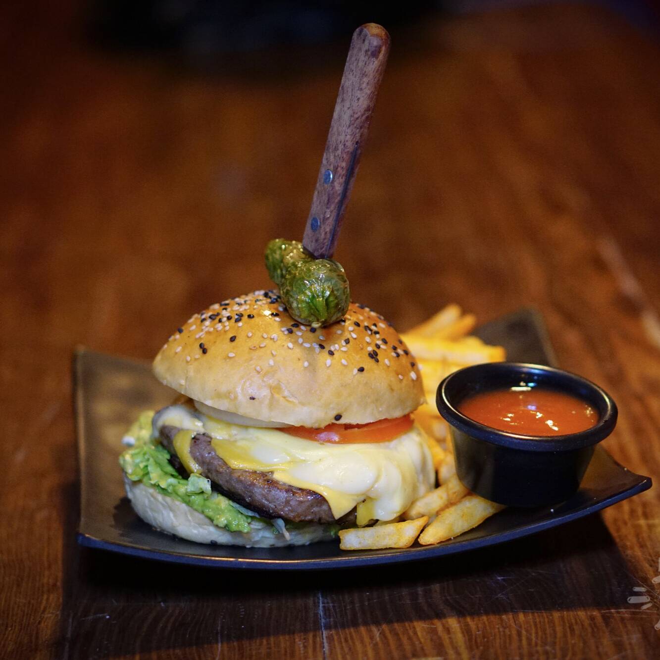 Hamburguesa Tres Quesos