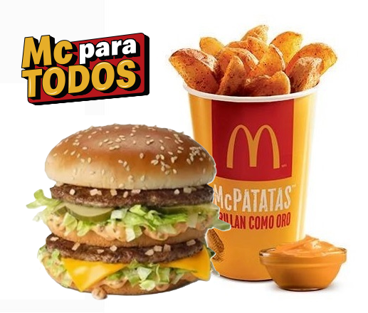 Big Mac + McPatatas con Queso