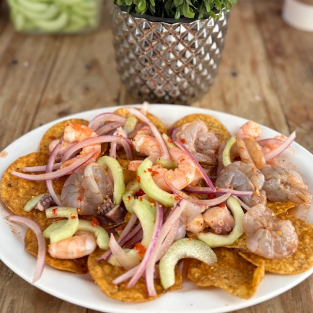 Tosti aguachile