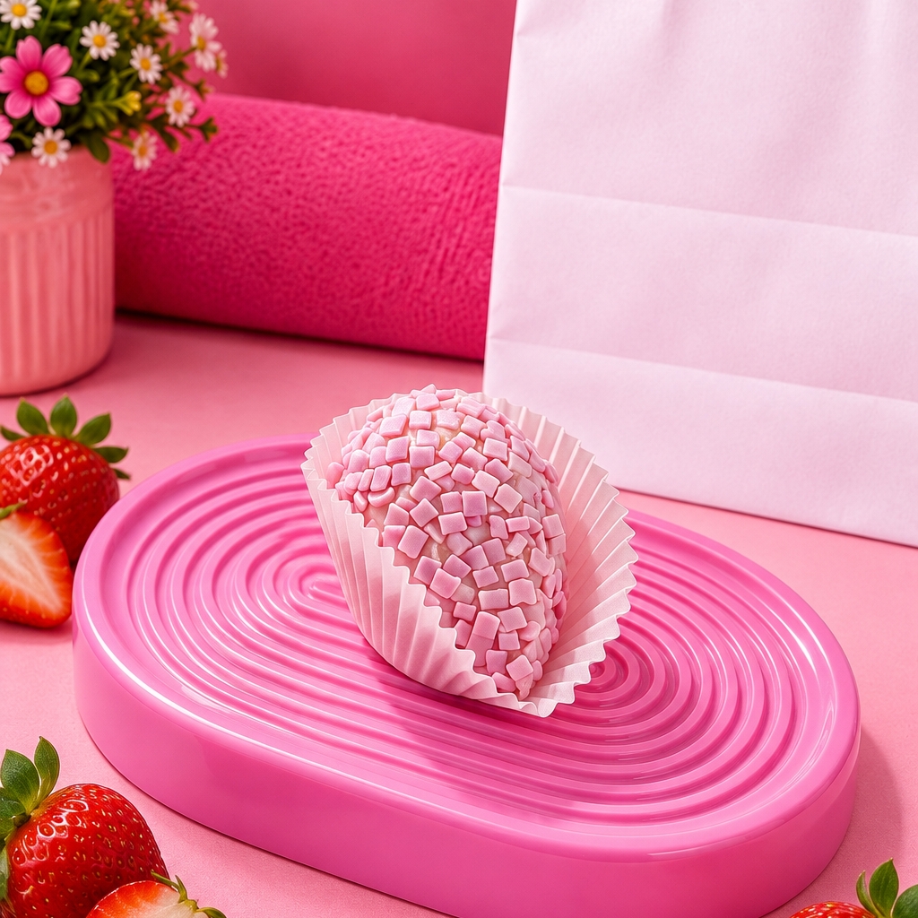 🍓 Coxinha Doce de Nesquik com Morango 💗
Uma explosão de sabor e doçura! 😍 Nossa coxinha doce é feita com uma deliciosa massa sabor Nesquik, recheada com um morango fresquinho e finalizada com uma irresistível cobertura de granulado sabor morango. Uma combinação perfeita de cremosidade, sabor e crocância em cada mordida! 🍓✨
Apaixone-se por essa delícia cor-de-rosa! 💕