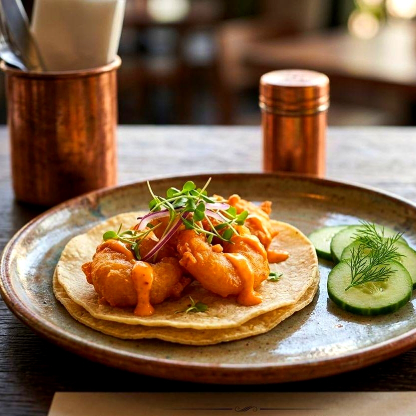 Taco de Camaron Capeado