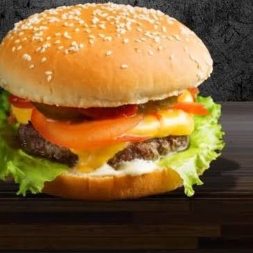 Hamburguesa con salsa mango habanero