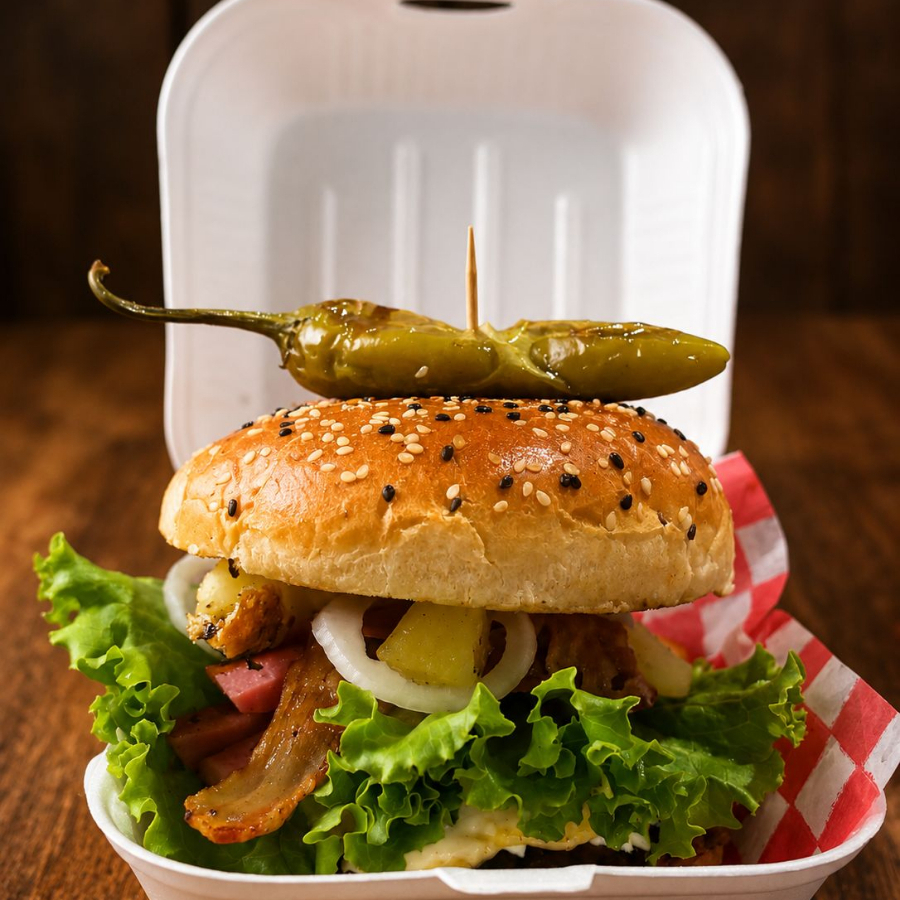 Hamburguesa Hawaiana