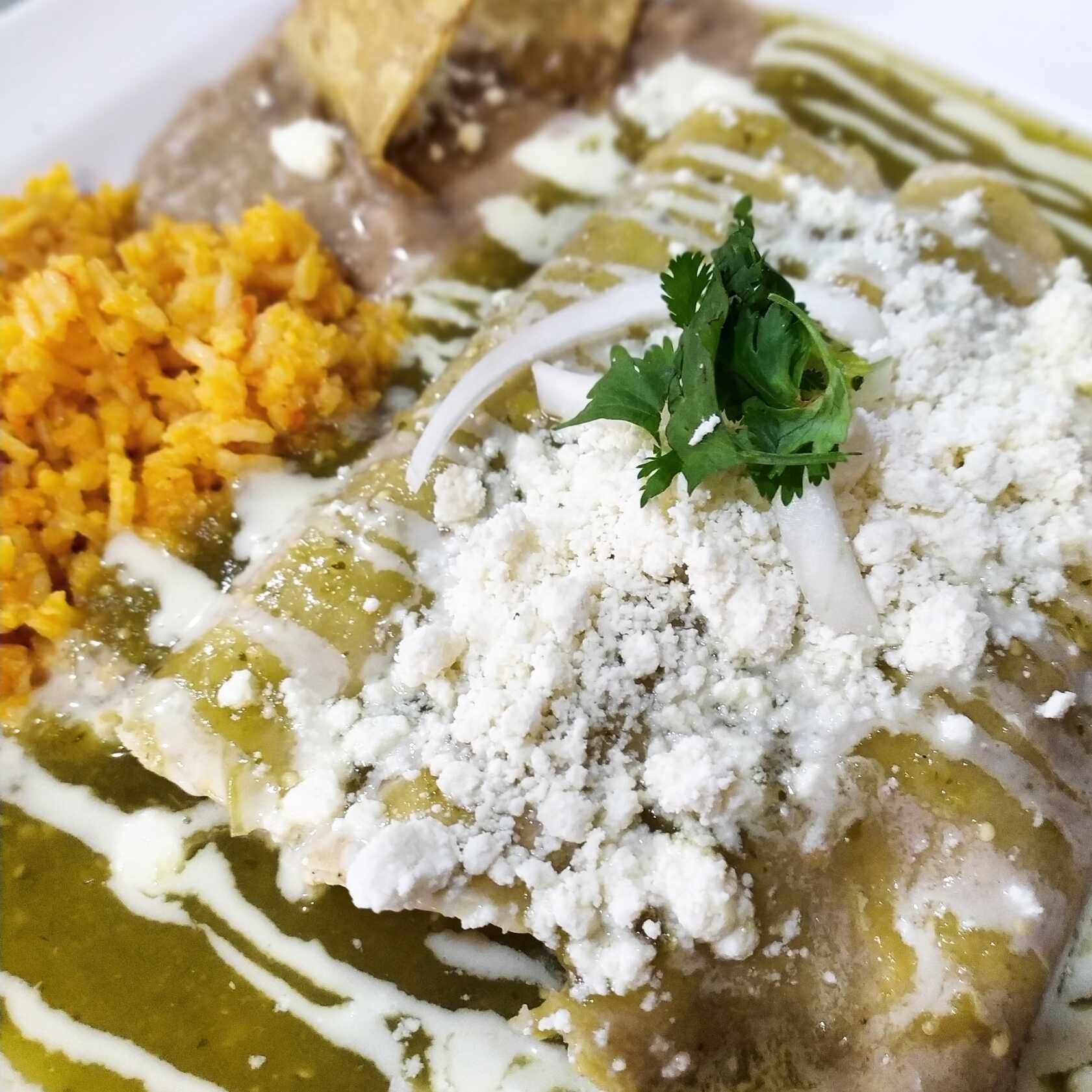 ENCHILADAS VERDES (3 PZAS)