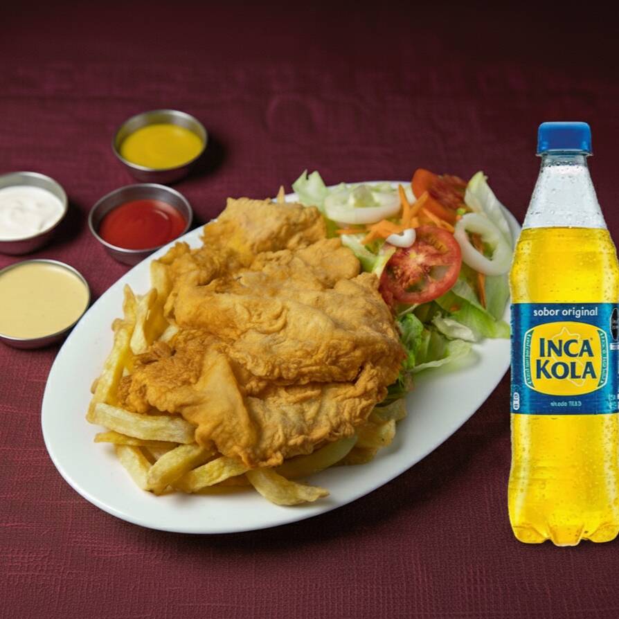 Broaster + Inca Kola 500 Ml