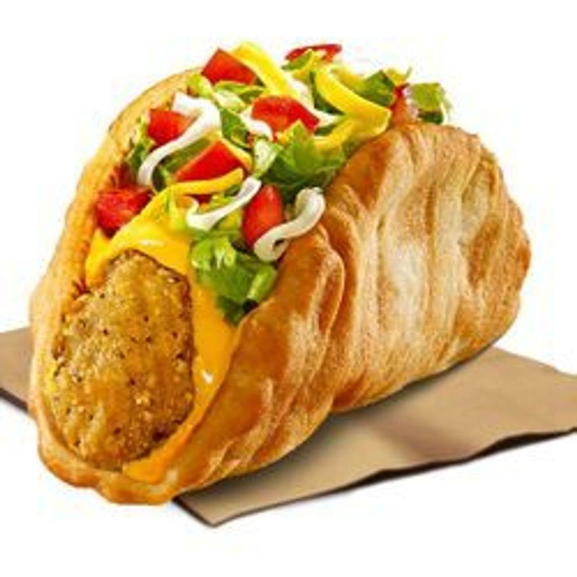 Crispy Chicken Chalupa Salsa de Queso