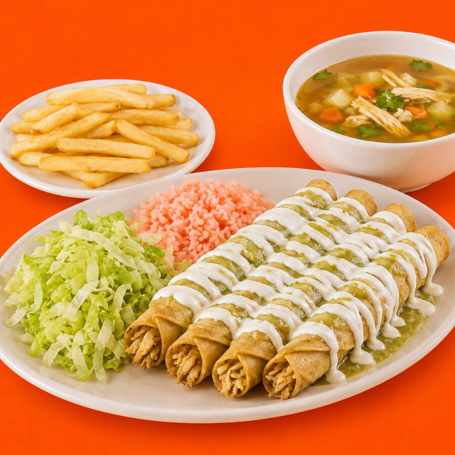 Flautas de Pollo