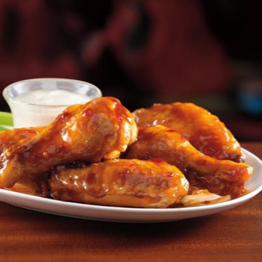5 Alitas con Salsa a Elegir