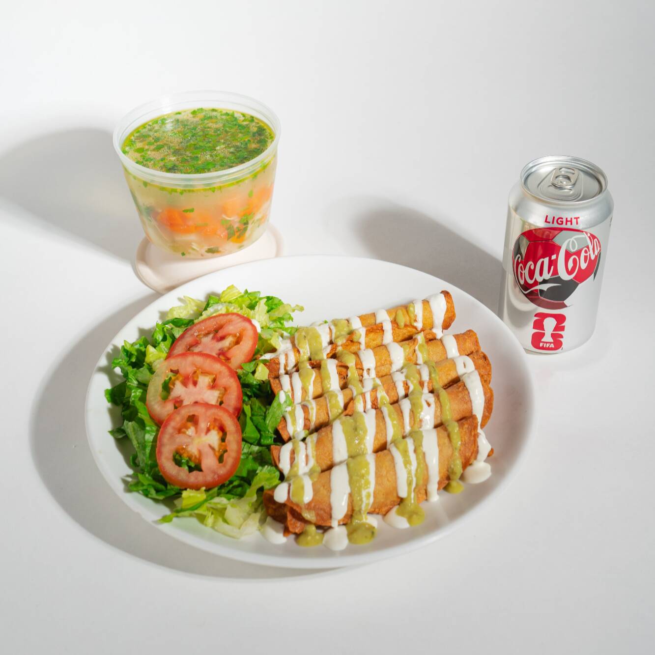 Coca Cola + Flautas