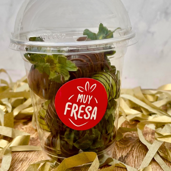 Vasote de Fresas Cubiertas Grande