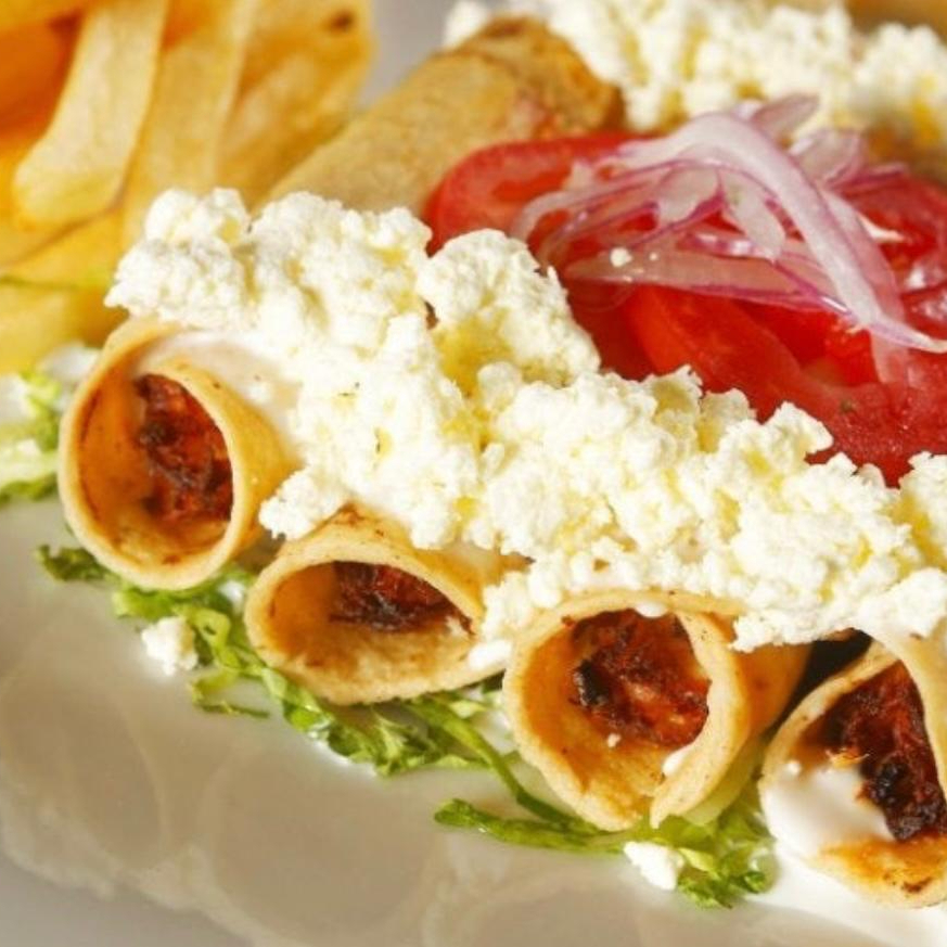 ORDEN DE TACOS DORADOS DE PAPA PREPARADOS