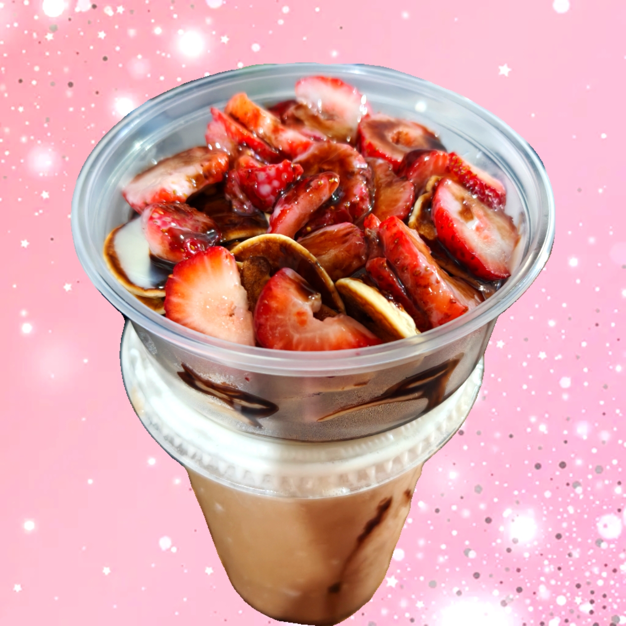 Dúo Aura (Combo Frappé 16oz + Mini Hotcakes 30 Pz)