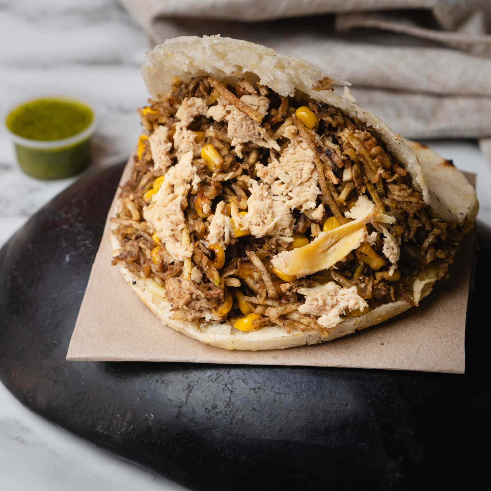 Arepa Mazorcada de Pollo