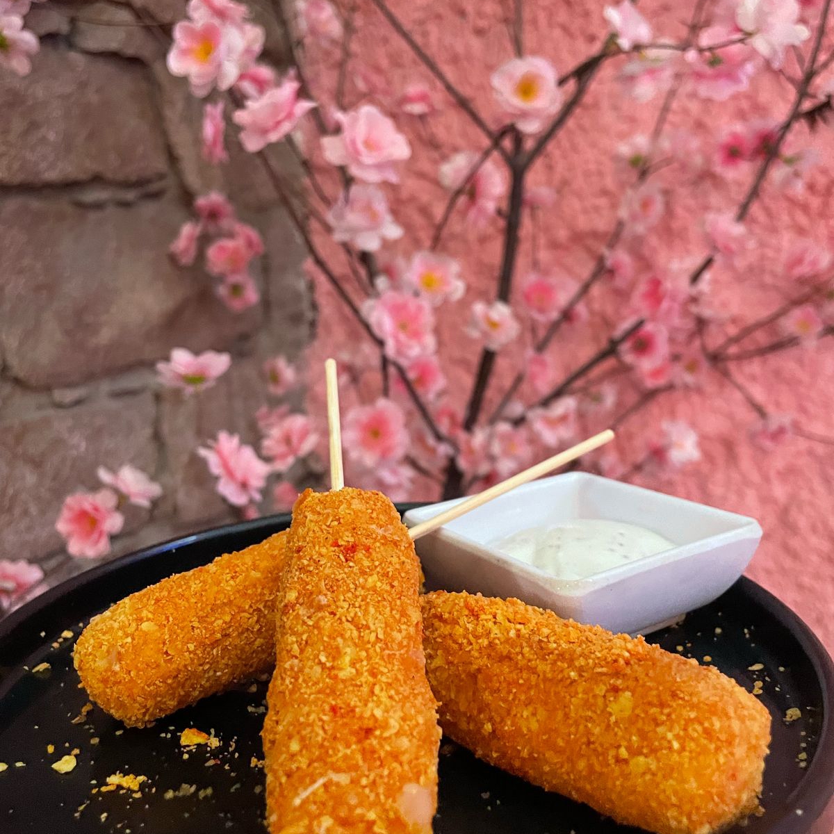 Kushiage de Queso