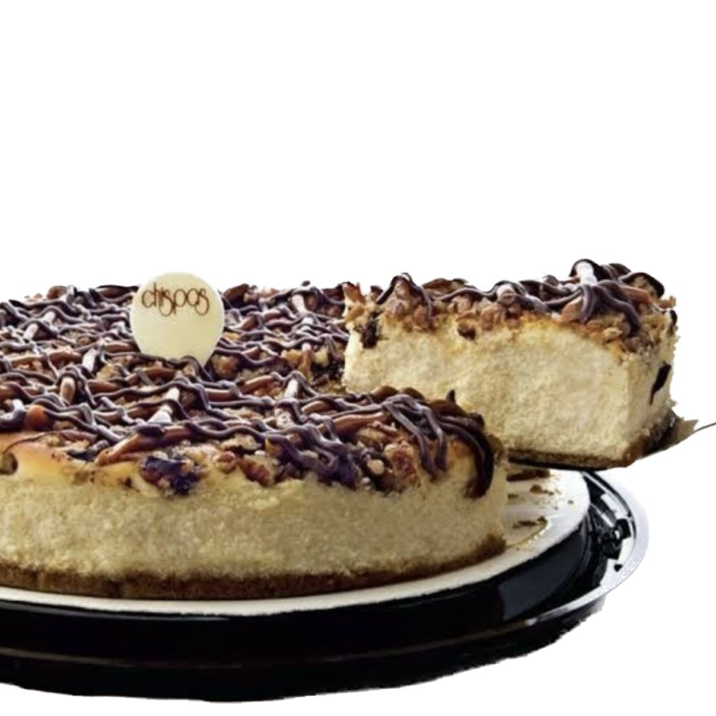 Rebanada de Cheesecake con chispas de chocolate