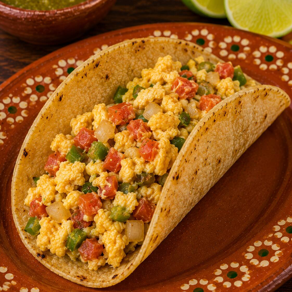Pza Taco Maiz Huevo a la Mexicana