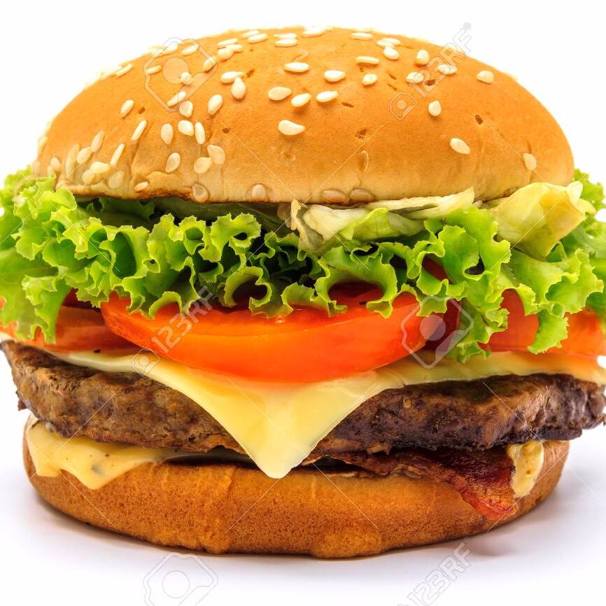 * Chesse burger BBQ