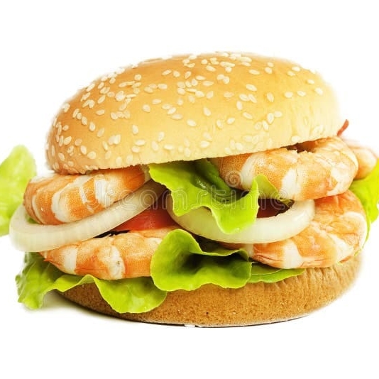 Hamburguesa de Camarón