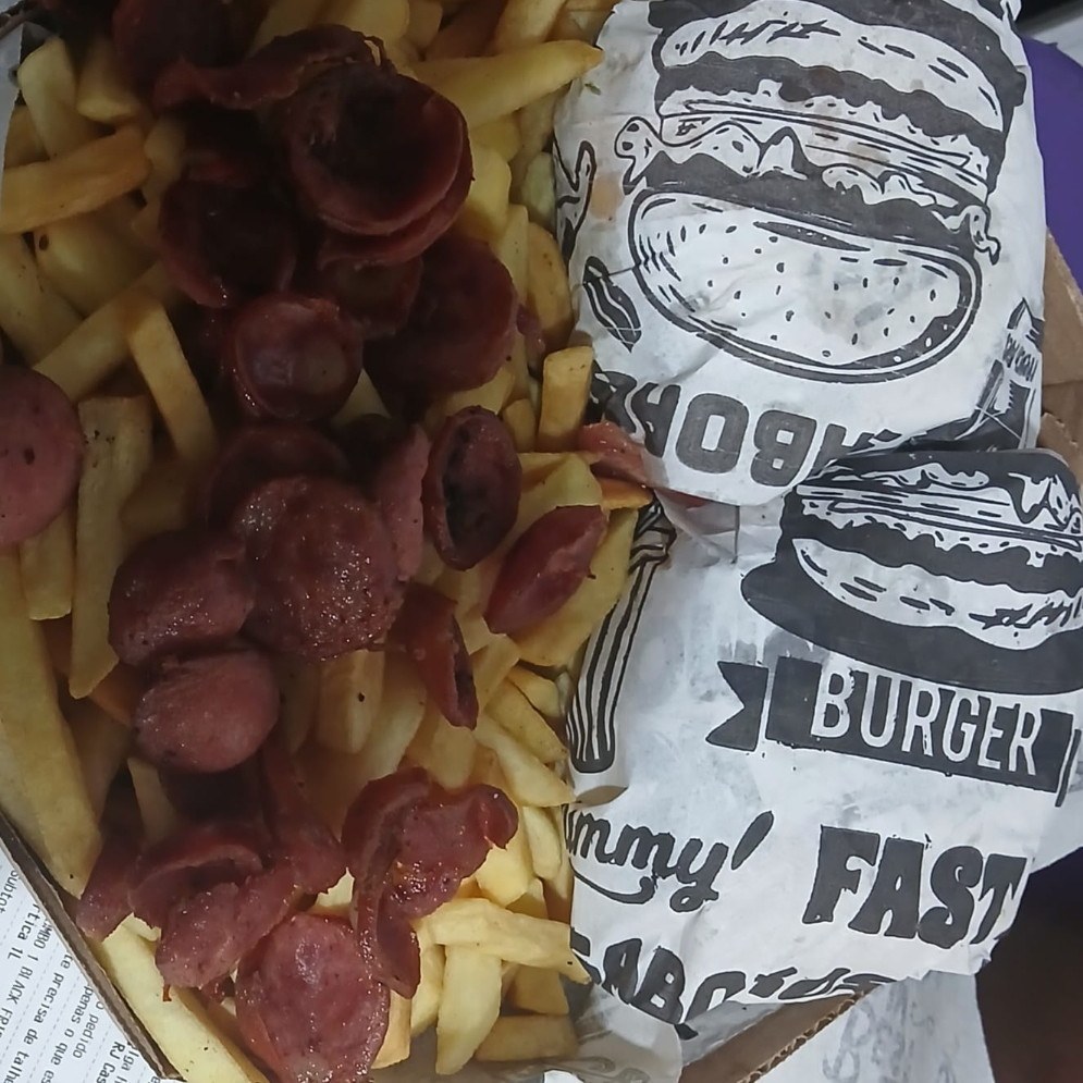 400 g de batata com calabresa 2 x tudos + antartica 1lt