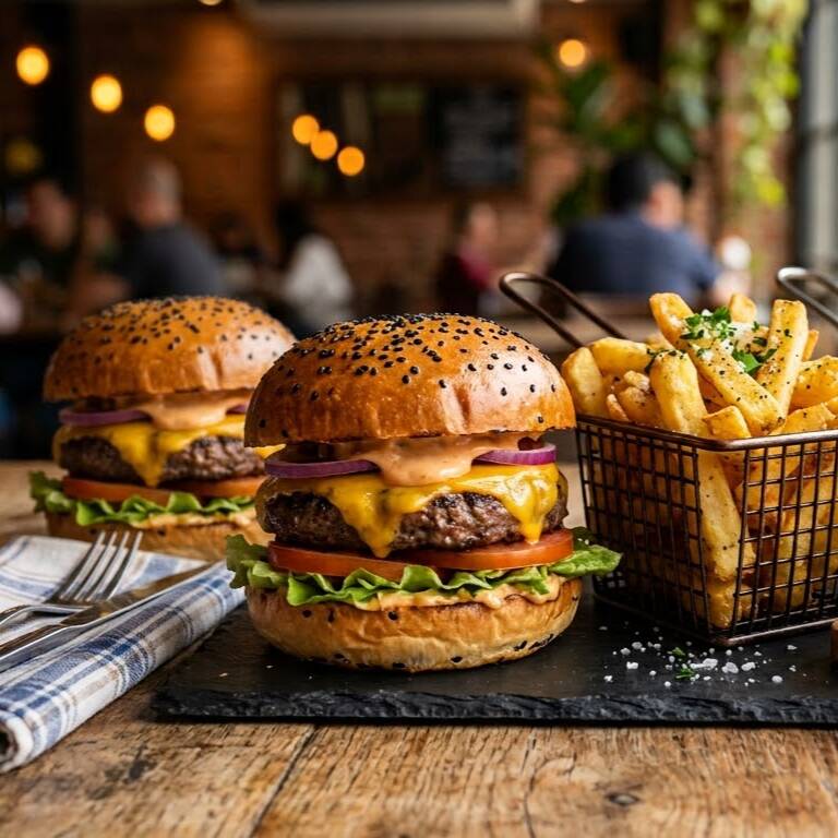Combo Hamburguesa Doble Via