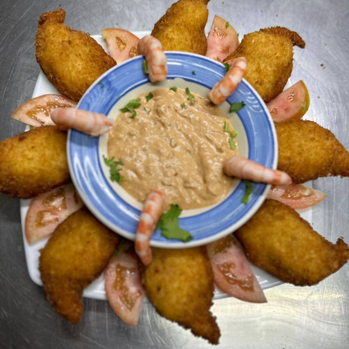 Camaron Relleno queso Philadelphia un Kilo