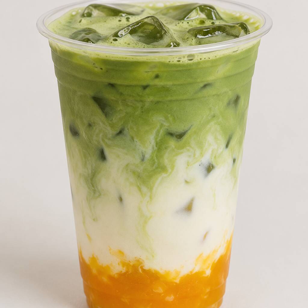 Mango Matcha Latte
