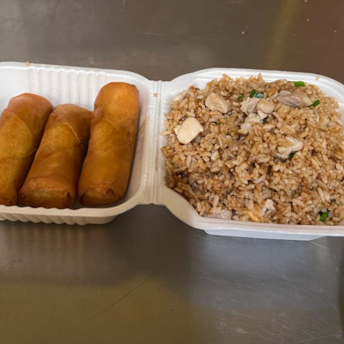 Arroz Frito con 3 Chun Kun