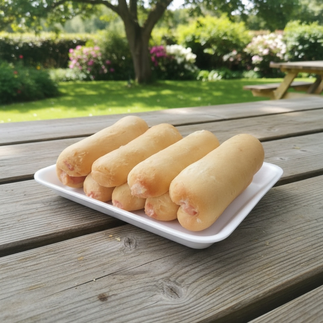 Salgado Frito com recheio de Queijo e Presunto