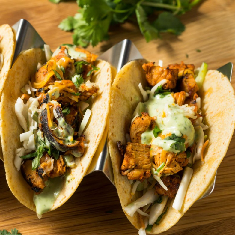 Taco de Pechuga con Queso