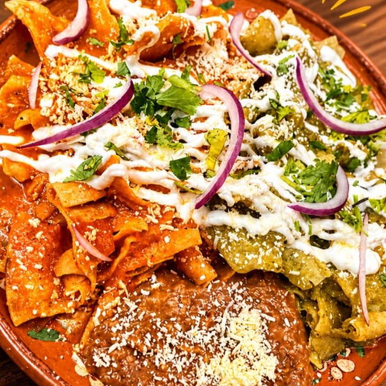 Chilaquiles con Carne