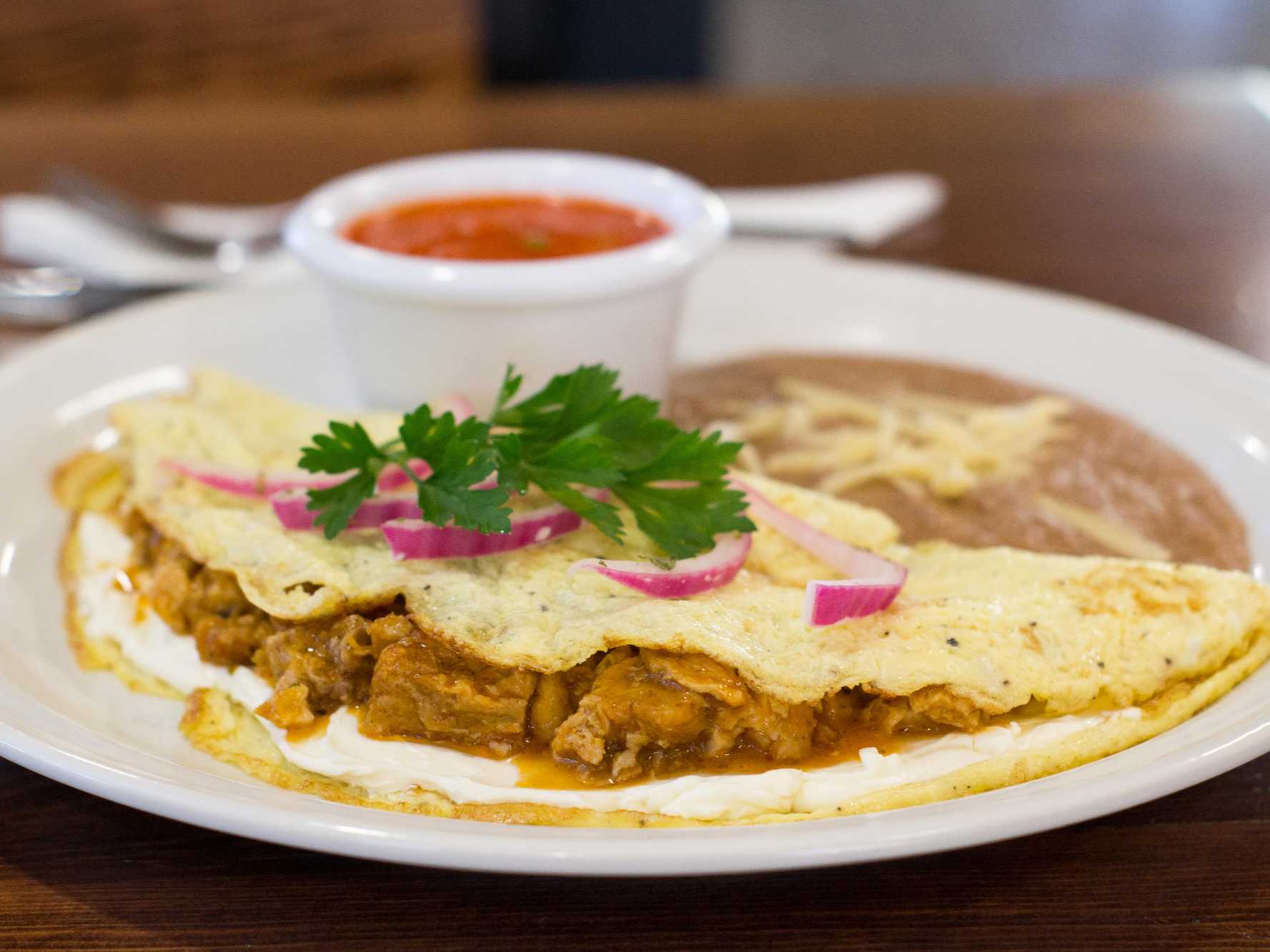 Omelette de Chicharrón Prensado